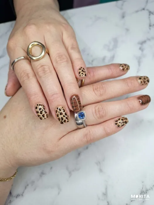 Uñas de animal print, desata tú lado salvaje con...
